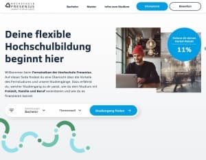 Online Fernstudium der Hochschule Fresenius · DE, Knowledge, Trainings, Tutorials, guide