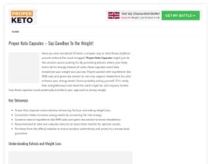 Proper Keto Capsules · CPA Responsive FB Traffic ONLY