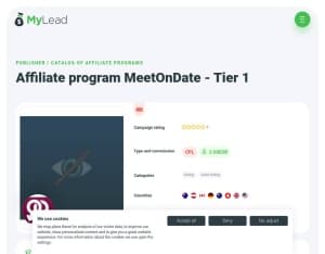 MeetOnDate · Tier 1, Dating, Adult Dating, women, date, sex, sexy, tinder, flirt