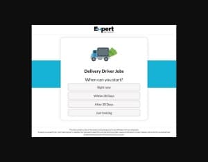 Expert Job Match · Delivery Driver CPL
