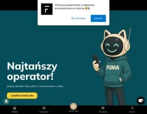 Fonia.app · PL, Appliances and Electronics, Telephones and accessories, Services, Computer Networks, shop, gift