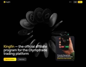 Kingfin Olymptrade · RevShare, CPA