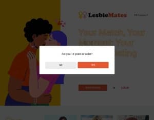 LesbieMates · Desktop