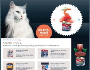 Dinner for cats · DE, For animals
