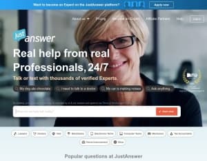 Just Answer · US, UK, Knowledge, Trainings, Tutorials, guide