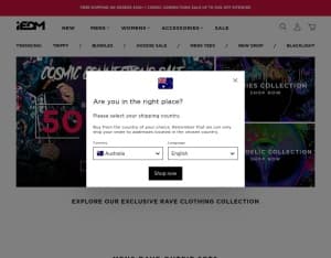 iEDM · US, Fashion, Clothes, shop, gift