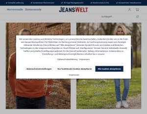 JeansWelt · DE, Fashion, Clothes, shop, gift