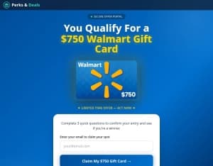 Walmart 750$ · US, Sweepstakes, paypal, survey, gift, gift card, free, amazon