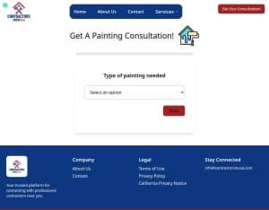 Painting Contractors RevShare · Non Incent