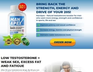 Men Health APX product CPA high price