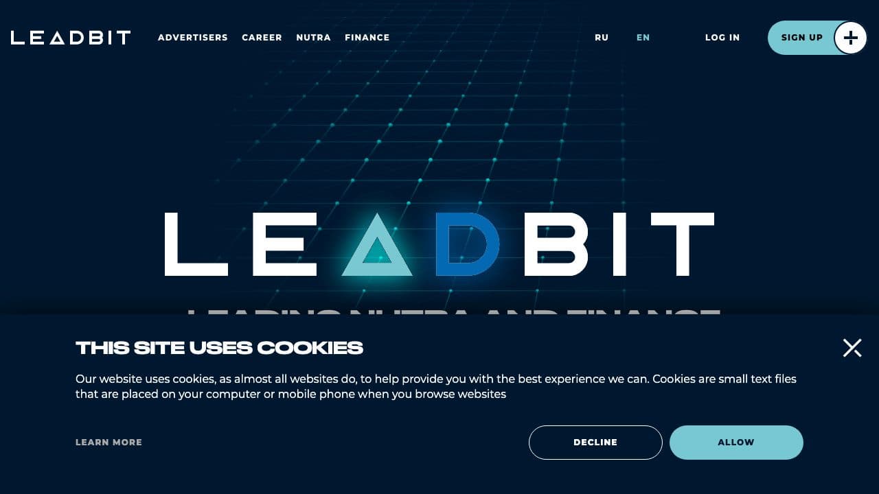 LeadBit homepage