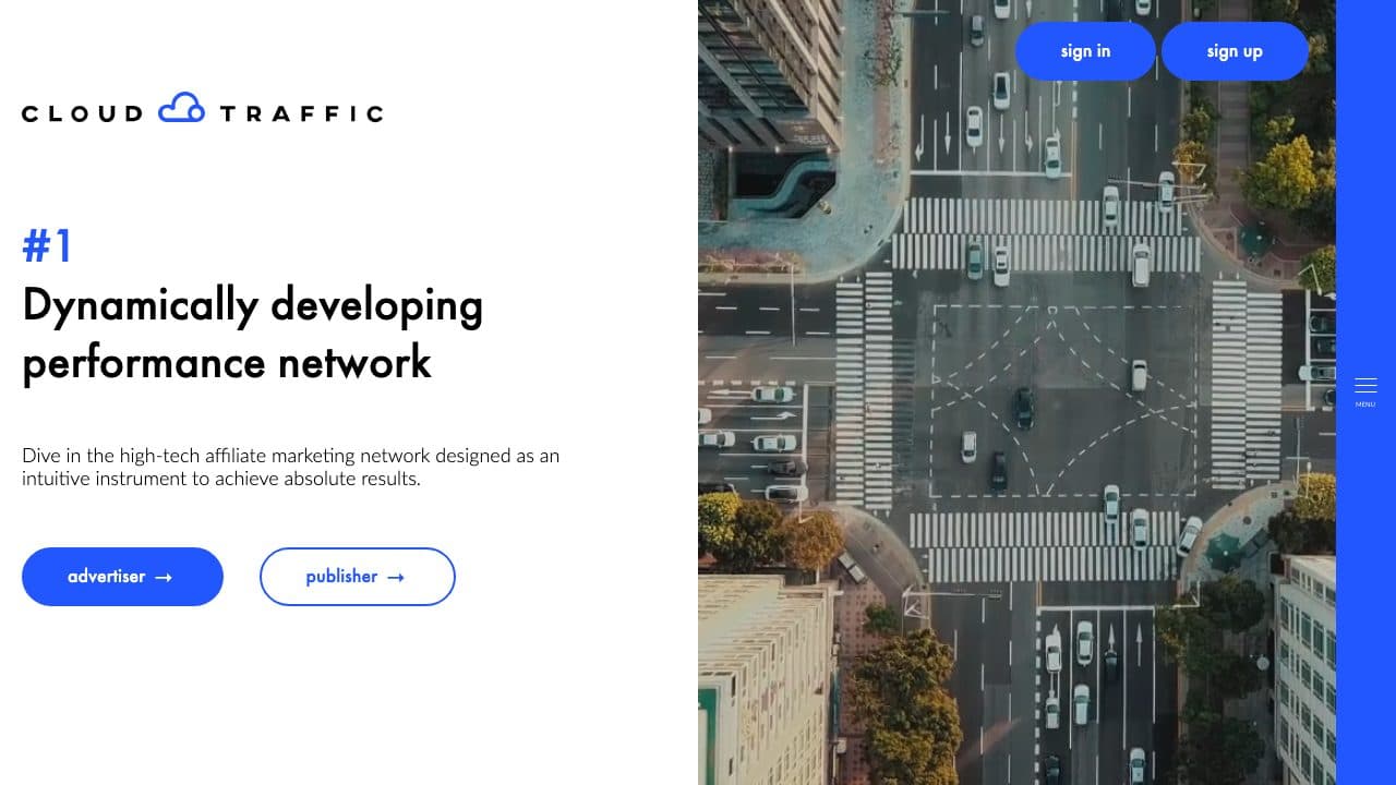 CloudTraffic homepage