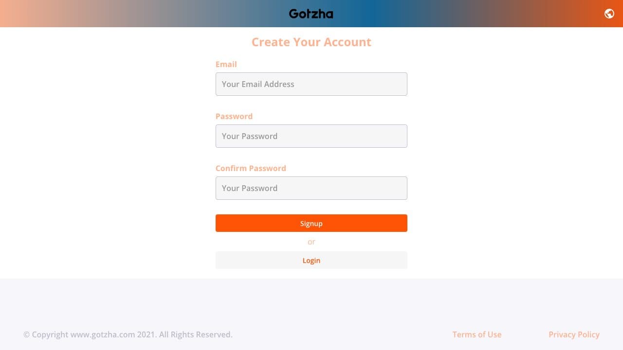 Gotzha homepage